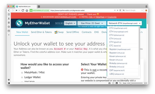 cách nhận Ether