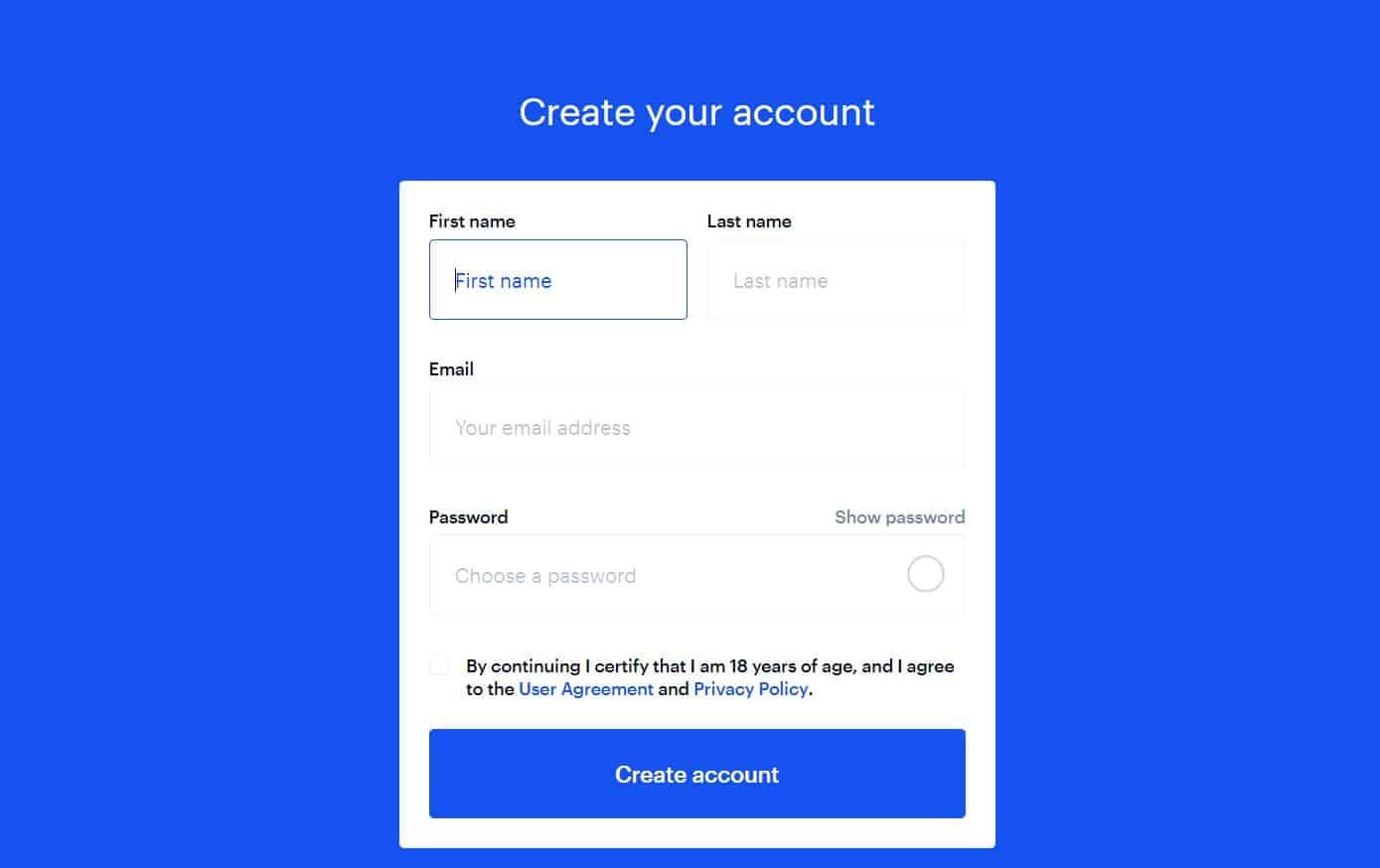 create your