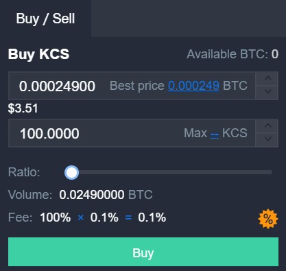 mua kucoin