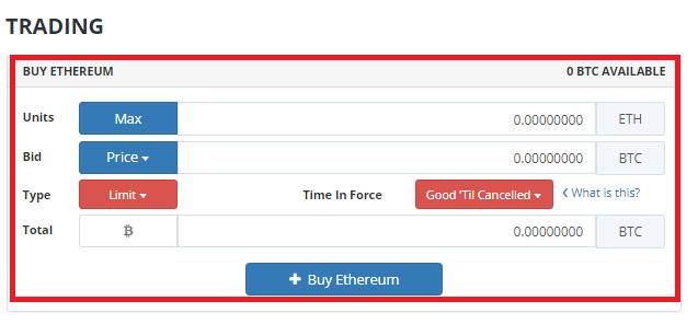 Cách mua Altcoin trên Bittrex
