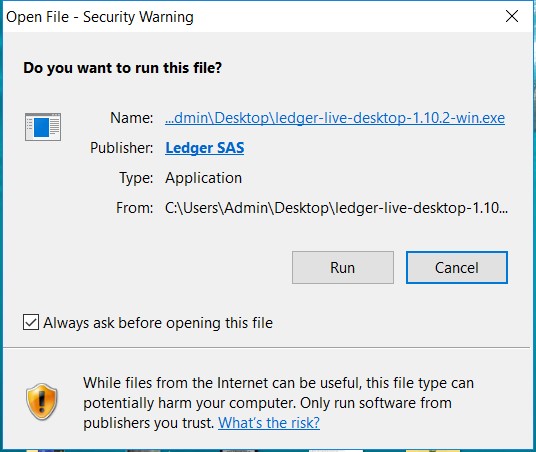 open file