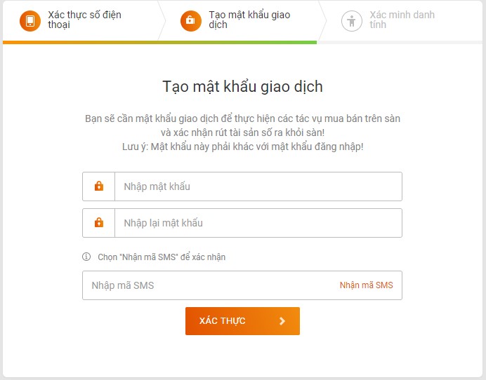 tạo ví btc trên các sàn